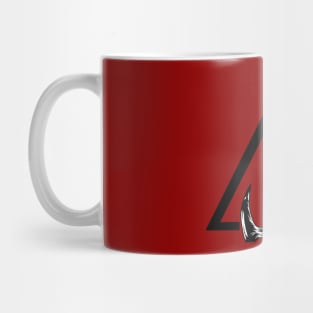 Red & Black Axe Design Mug